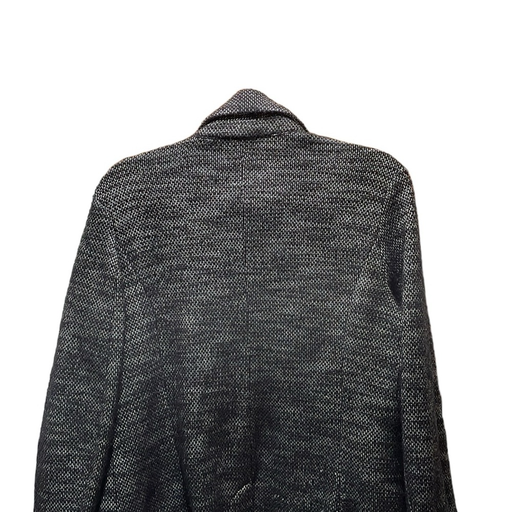 Basic Editions Black And Gray Open Front Cotton B… - image 5